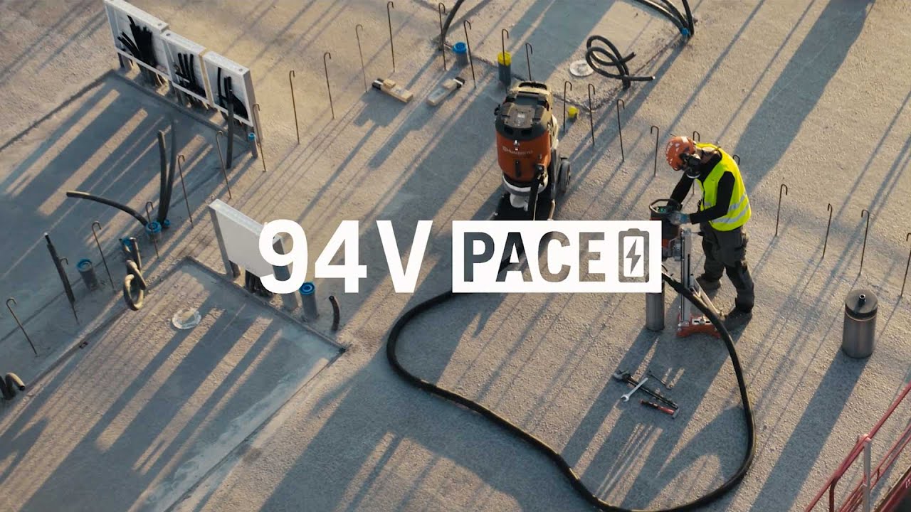Husqvarna 富世华 PACE 94V 电池系统 - YouTube