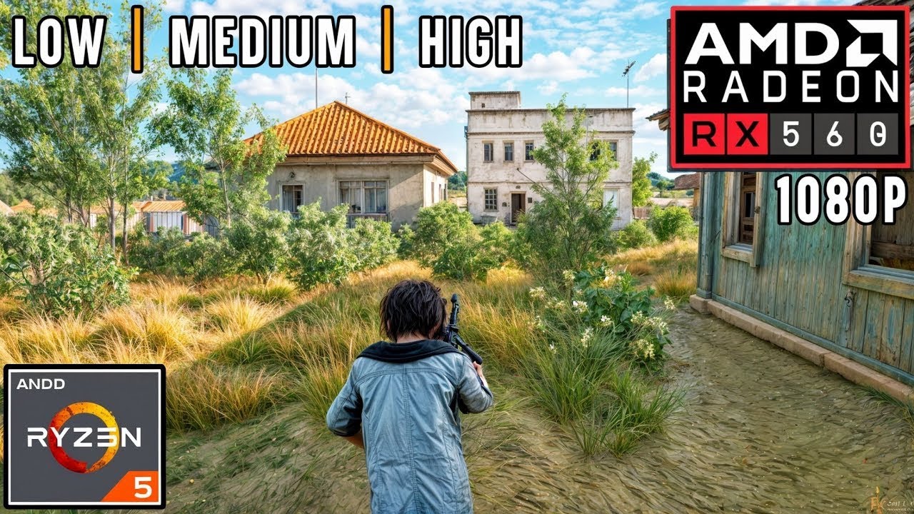AMD RX560 4GB | PUBG: Battleground - Ryzen 5 3600 | Low, Med, High Setting Test | 1080p PC