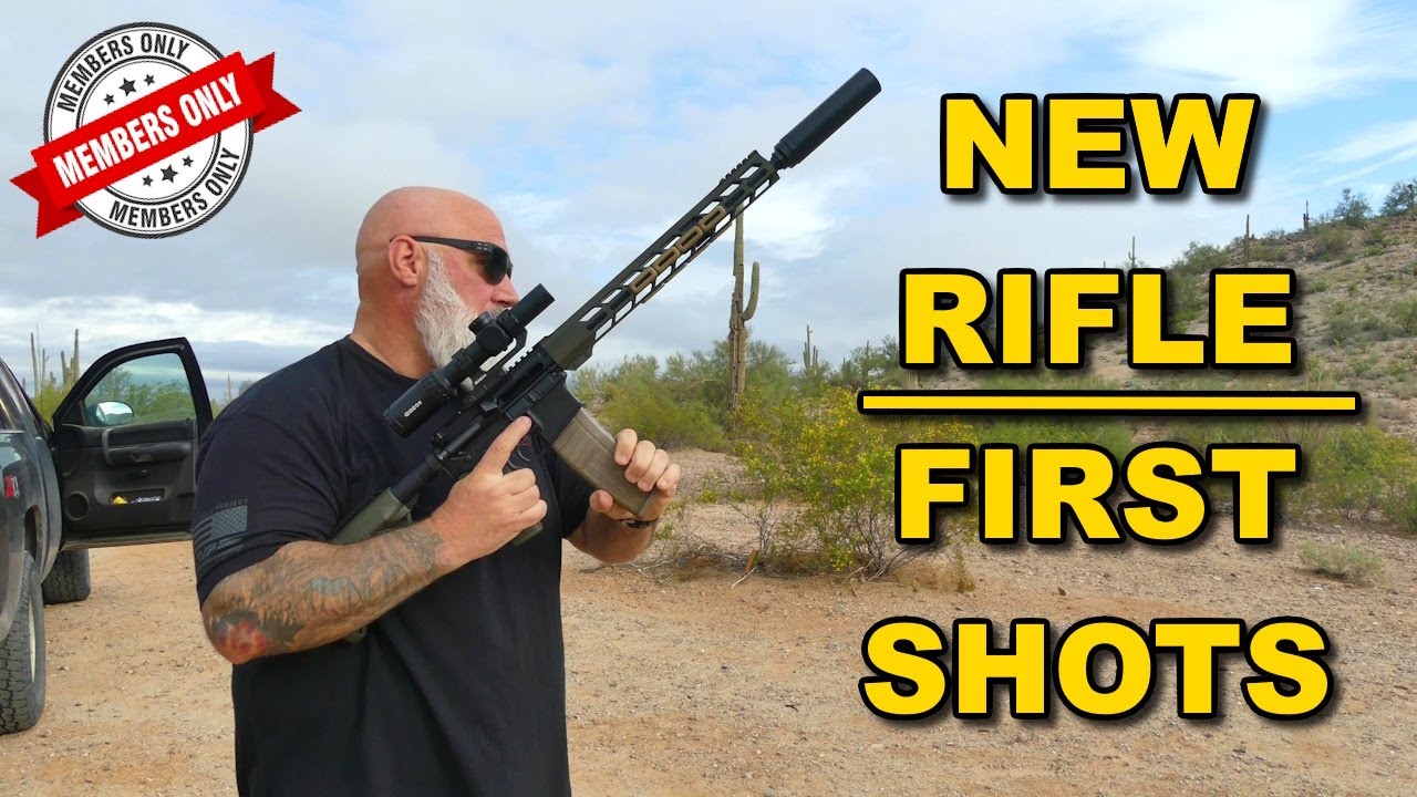 First Shots Through My New Rifle - YouTube