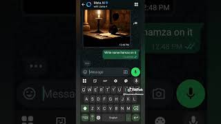 Whatsapp meta ai | picture edit krna ka tarika | picture editing video | picture edit tutorial#
