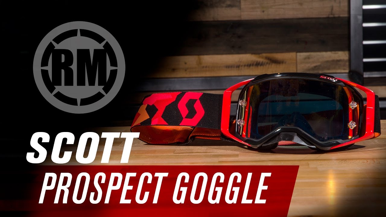 scott prospect motorcycle goggle youtube prospect works