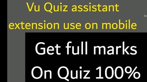 How to use Virtual University Extension on Mobile | How to use vu copy paste extension on mobile