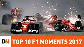 Top 10 Memorable F1 Moments from 2017