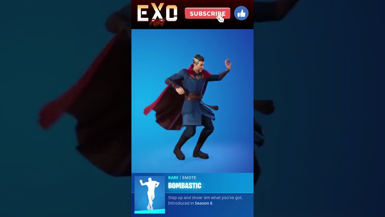 Fortnite | BOMBASTIC | Rare Emote | Introduced in Season 6 | ExoFury Gaming 