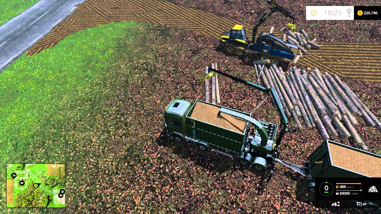 FS 2015 mod review of the Scania R730 bruks with joysticks - YouTube