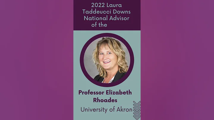 2022 Laura Taddeucci Downs National Advisor of the...