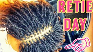 D.I.T.L VLOG: Sisterlocs Falling Out, RETIGHTENING APPOINTMENT, & Grid Check on THICK 4c Sisterlocks