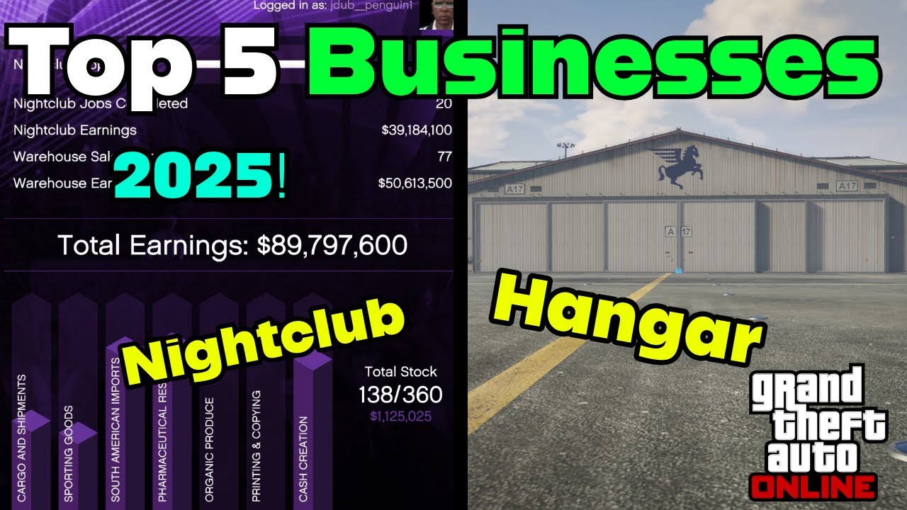 TOP 5 Businesses You NEED In GTA Online 2025 YouTube 