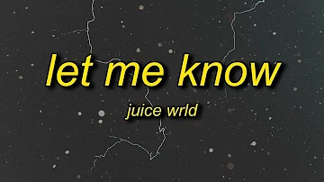 [1 HOUR] Juice WRLD - Let Me Know I Wonder Why Freestyle (Lyrics)