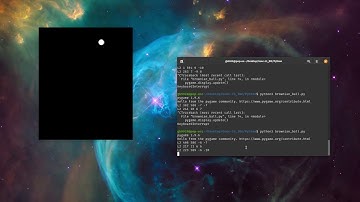 python task (Brownian motion) for @jderobot
