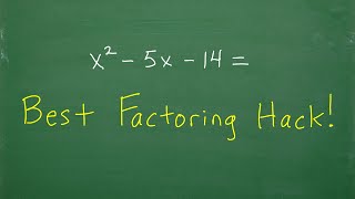 Best FACTORING Hack EVER!