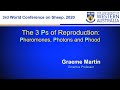 The 3ps of reproduction pheromones photons and phood by graeme martin