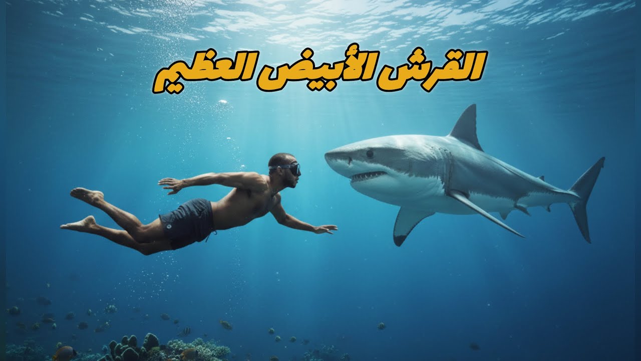 القرش الأبيض العظيم 🤯 