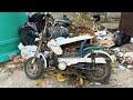 Restoration abandoned old moped benelli 1985