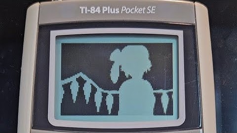 Bad Apple on TI-84 Plus Pocket SE