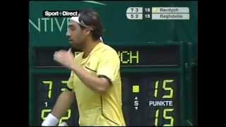 Tomas Berdych vs Marcos Baghdatis     ATP Halle 2007 ( Parte 4 )