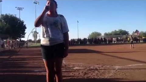 Rachel Crist National Anthem
