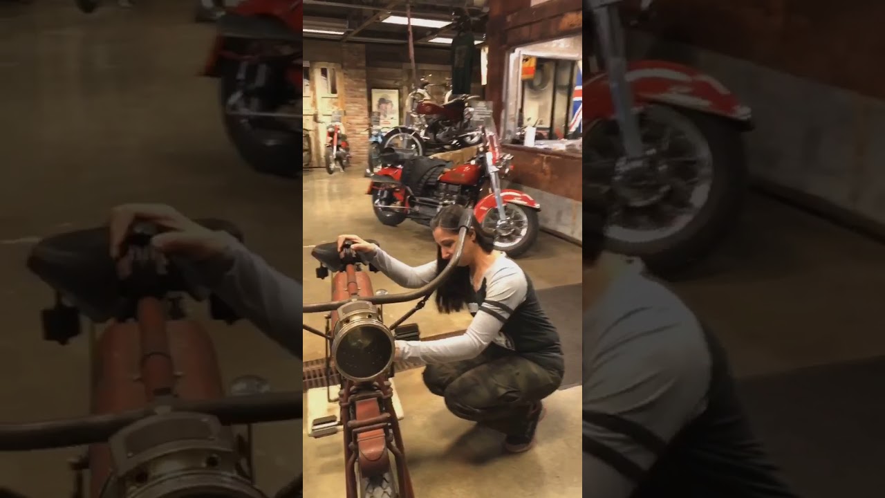 1909 Indian Single Cylinder with Jerry Ottaway at Twisted Oz