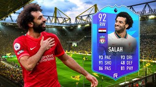 FIFA 22: PL POTM MOHAMED SALAH 92 PLAYER REVIEW | #FIFA22 ULTIMATE TEAM