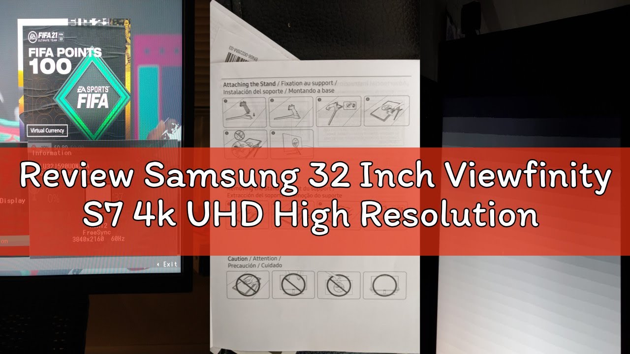 Review Samsung 32 Inch Viewfinity S7 4k UHD High Resolution 5ms 60 Hz Black Monitor with HDR 10, Mul