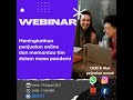 Pancake.id Webinar | Meningkatkan penjualan online dan memantau tim dalam masa pandemi