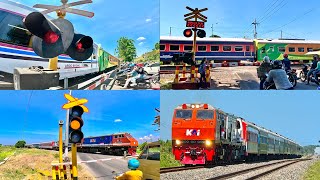 PARADE LIVERY LAWAS KERETA API!, Kompilasi Random Perlintasan KA sekitar Surabaya - SDA - Mojokerto