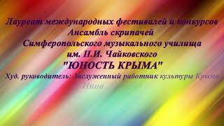 С. Прокофьев &quot;ШЕСТВИЕ из симфоничесокй сказки &quot;ПЕТЯ И ВОЛК&quot; Ансамбль скрипачей &quot;ЮНОСТЬ КРЫМА&quot;