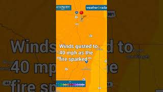 Brush fire in Ocala, Florida