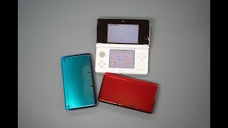 三台3DS（老小三）的通电保养与闲聊