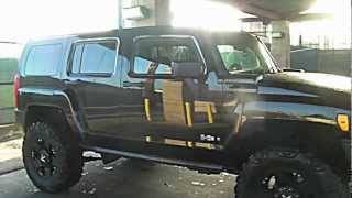 Black Hummer H3 KMC XD ROCKSTARS