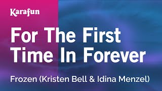 For The First Time In Forever - Frozen (Kristen Bell & Idina Menzel) | Karaoke Version | KaraFun chords