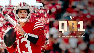 49Ers Lock In Their Qb1 Brock Purdy Signs 5-Year Contract Extension