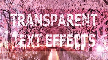 Transparent Text Effects | HTML | CSS