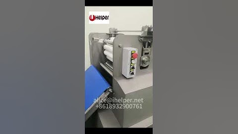 Automatic dough sheet rolling machine for making dumpling and wonton wrappers