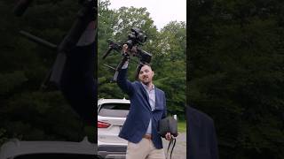 This videographer loses connection with his drone mid air! #drone #dji #weddingvideography