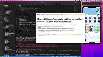 [Solved] CocoaPods could not find compatible versions for pod "FirebaseFirestore"