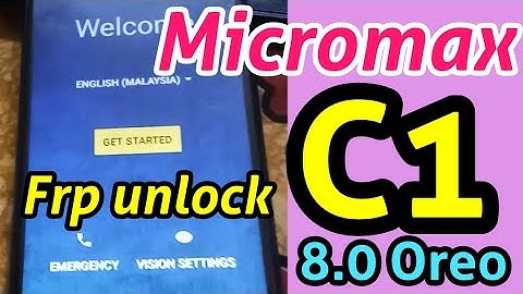 Micromax C1 (Canvas 1) Andriod Nougat 7.0 FRP Reset.100% Done,