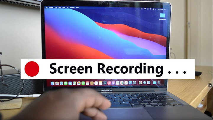 How to record my screen on mac