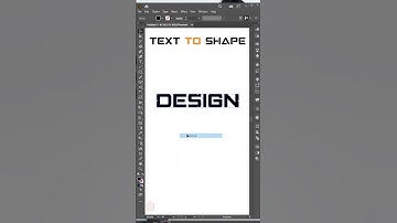 Text to Shape - Adobe Illustrator Tips & Tricks