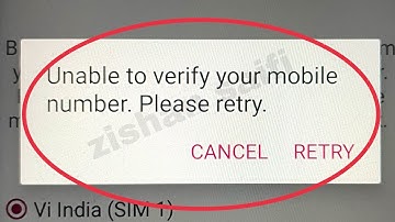 BHIM Axis Pay UPI || Fix Unable to verify your mobile number. Please retry problem solve