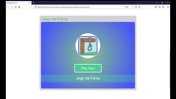 jogo da forca com html, css e javascript