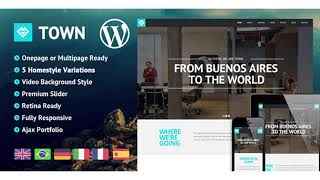 Town - Responsive Multi-Purpose One Page Theme | Themeforest Website Templates and Themes