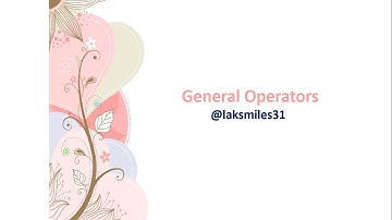 General Operators in Tableau | #Tableau #Tutorial Advanced | Session 57