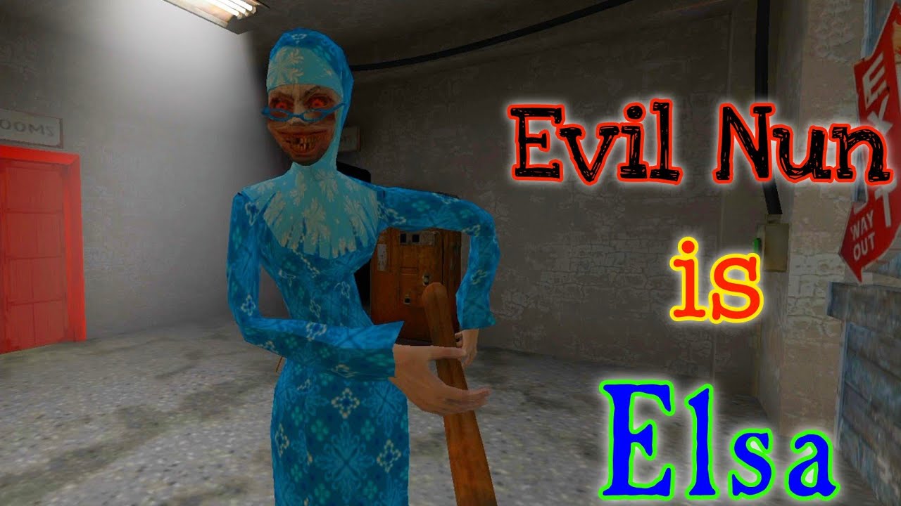 Evil Nun Is Elsa Walkthrough In Extreme Mode - Christmas Mod (Android/IOS)