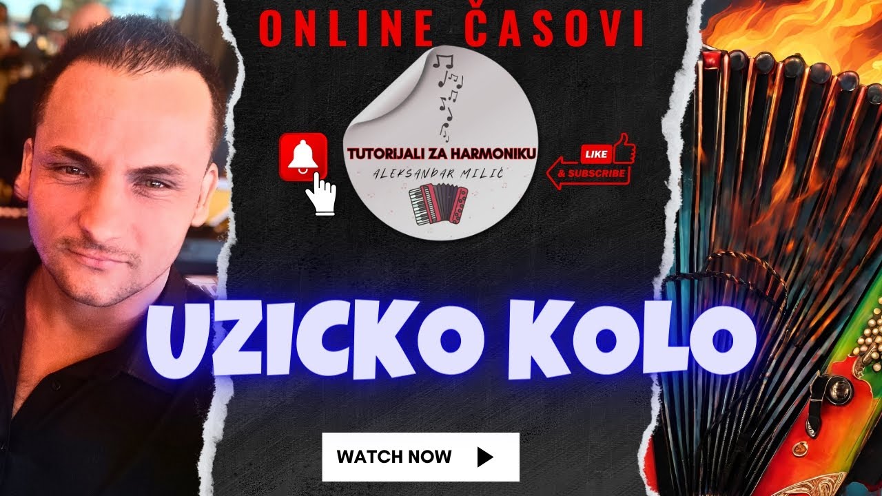 UZICKO KOLO- TUTORIJAL USPORENO!!!🔥🔥🔥🪗🪗🪗