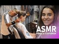 Asmr  sleep asmr ear massage for female customer  head massage