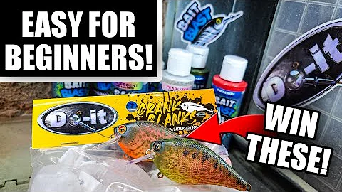 2 Simple Ways to Paint a Crankbait (NEW Cranks, Paint & Giveaway)