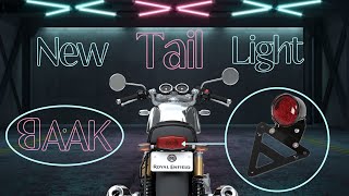 Customize My Royal Enfield 650 pt.3:New Tail Light & Turn Signals