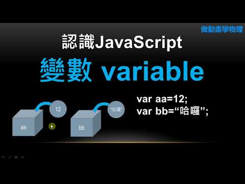 ch01 認識JavaScript 01 變數