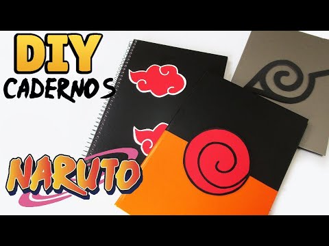 Custom ideas: DIY: How to Make Notebooks Naruto